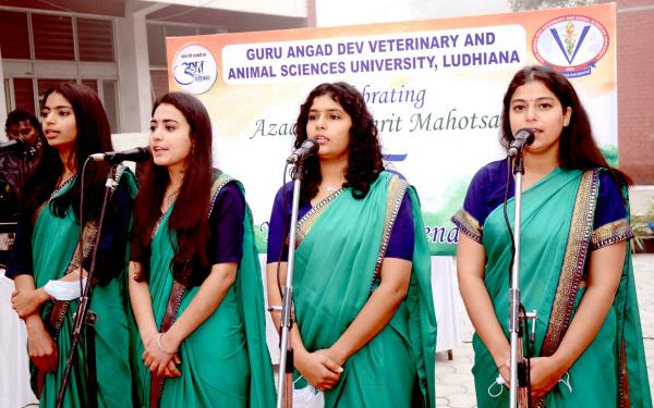 Student performed on Celebration of Republic Day on 26-1-2022